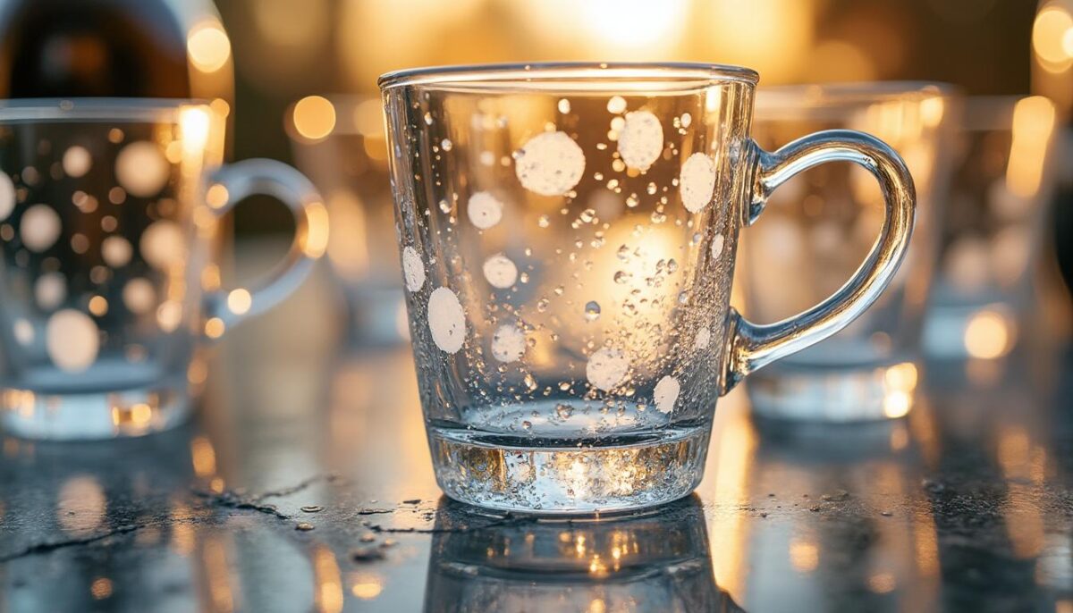 entdecken sie die wiederentdeckte methode gegen lästige weiße flecken auf gläsern! mit dieser vergessenen technik strahlen ihre gläser wie neu – jetzt ausprobieren und dauerhaft glänzendes geschirr genießen.