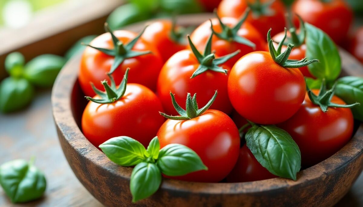 entdecken sie, wie sie tomaten optimal lagern, damit sie bis zu zwei wochen frisch, saftig und aromatisch bleiben. praktische tipps zur richtigen aufbewahrung zu hause.